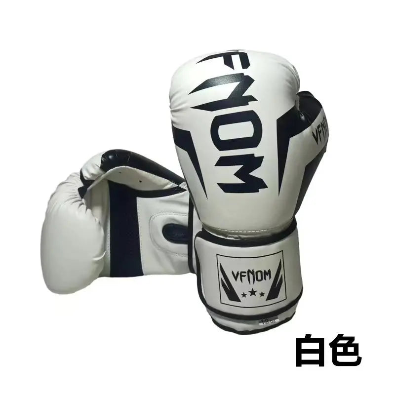 Professional PU Leather Boxing Gloves for Training and Sparring