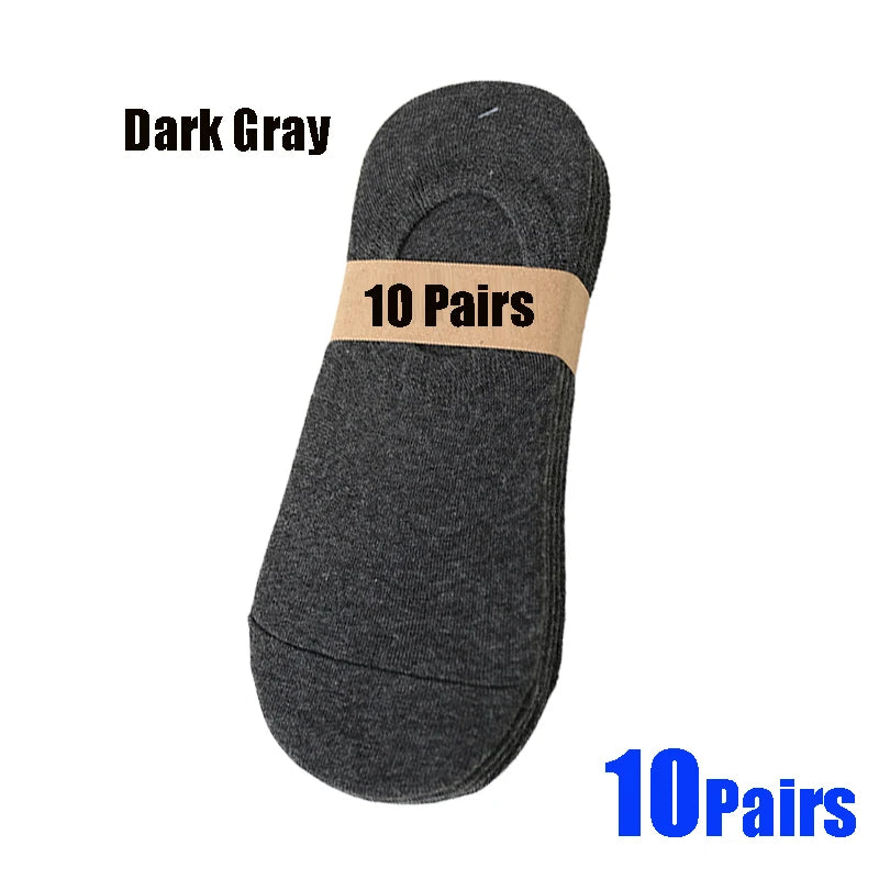 A single pair of dark gray breathable boat socks with a tan band, shown against a white background.