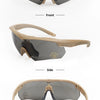 Tactical Sports Glasses with Swappable Lenses