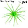 Realistic Sea Urchin Soft Fishing Lures - 10 Pack