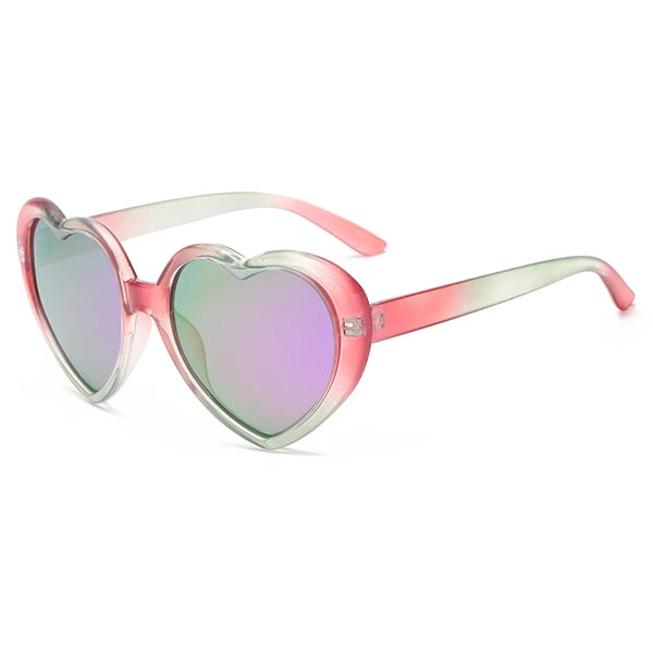 Polarized Heart-Shaped Sunglasses with UV Protection