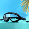 Wide-Frame Anti-Fog Swimming Goggles with Earplugs