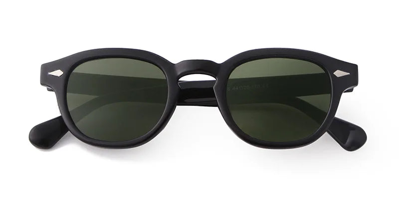Retro Round Sunglasses with UV400 Protection