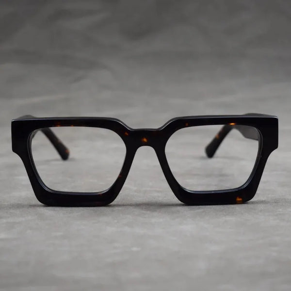 Retro Square Blue Light Blocking Glasses for Men and Women