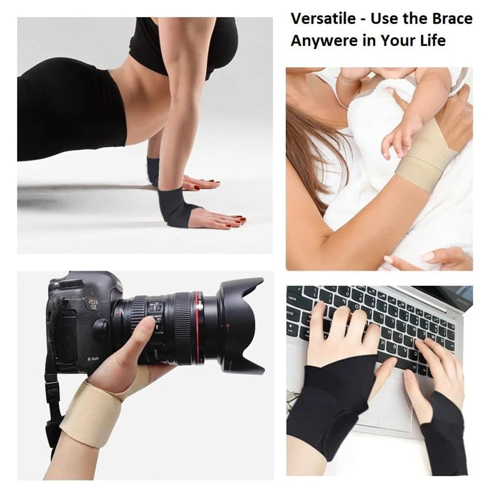 Various uses of a comfort wrist support compression strap including medical application and grip assistance.
