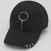 Classic Cotton Cap with Metal Ring Detail