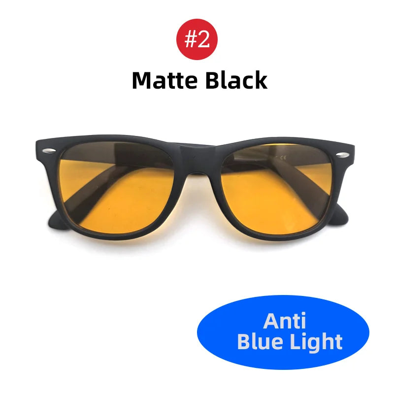 Square Blue Light Blocking Glasses for Men and Women
