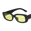 Retro Rectangle Sunglasses with UV400 Protection