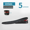 Adjustable Height Increase Insoles with Shock Absorption