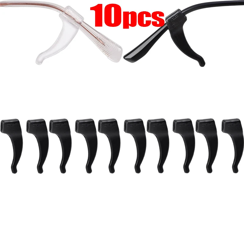 Silicone Anti-Slip Glasses Ear Hooks – Ergonomic Eyewear Grips