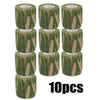 Diez rollos de vendas elásticas de camuflaje para deportes y caza