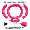Adjustable Weighted Exercise Hoop for Core and Waist Toning