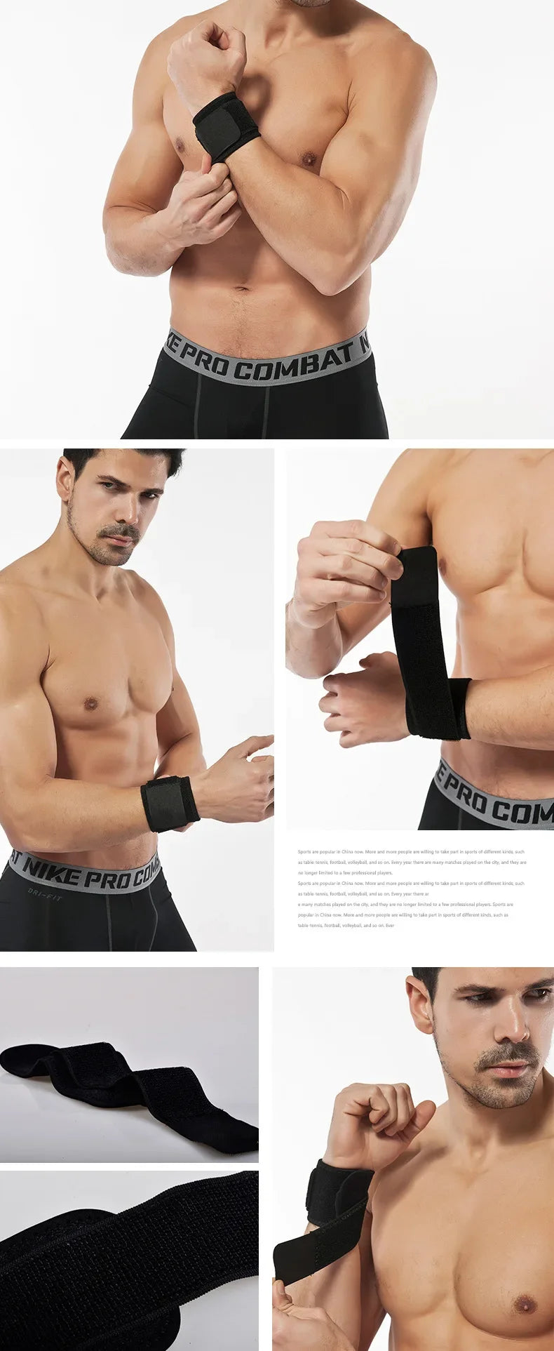 Adjustable Compression Wrist Support for Gym & Recovery
