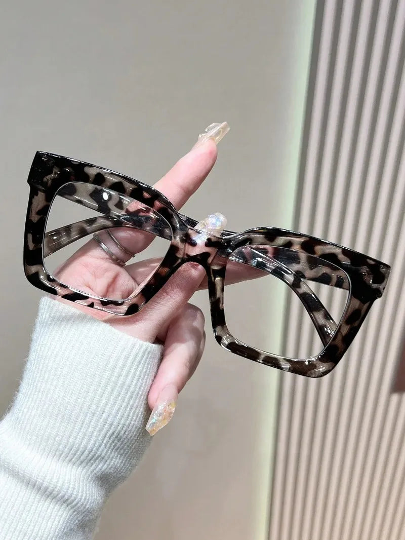 Square Anti-Blue Light Glasses with Clear Lenses