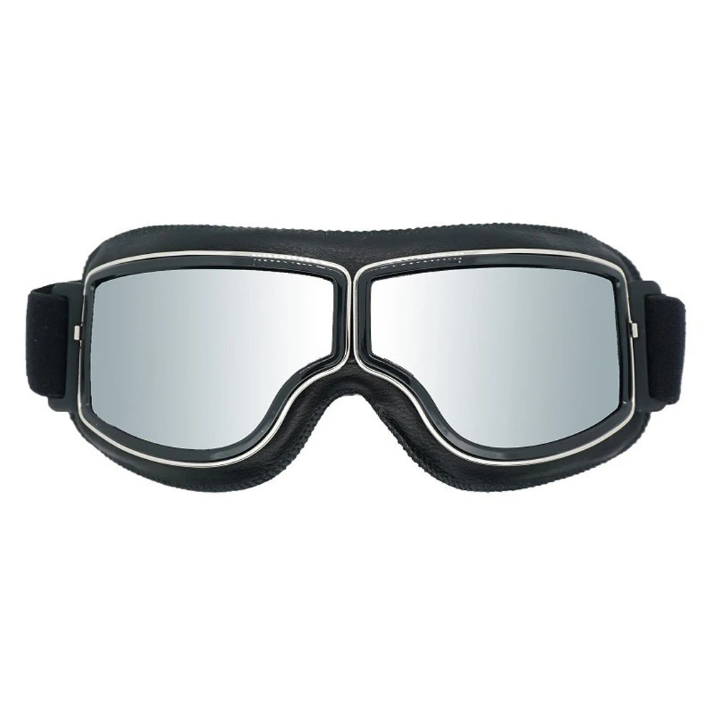 Vintage Leather Motorcycle Goggles