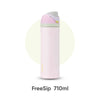 Pinkes FreeSip 710ml isoliertes Wasserflasche mit grauem Deckel