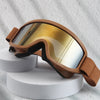 Large-Frame Ski and Snowboard Goggles with Windproof Padded Design