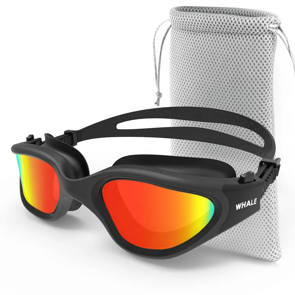 Polarized Anti-Fog Swimming Goggles for Adults