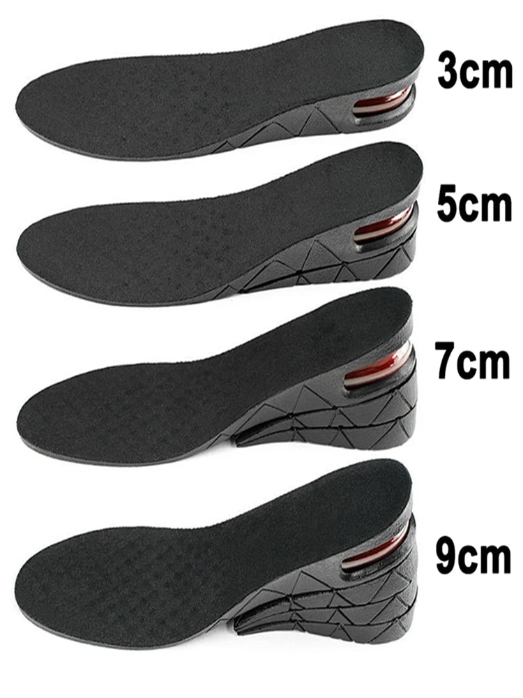 Adjustable Height Increase Insoles with Shock Absorption