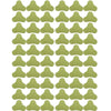 A grid of light green acupuncture heat patches designed for knee relief.