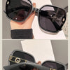 Oversized Square Sunglasses with Gradient Lenses