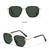 C9 Gold Black/Green sunglasses shown in positive and 45 degree side views.