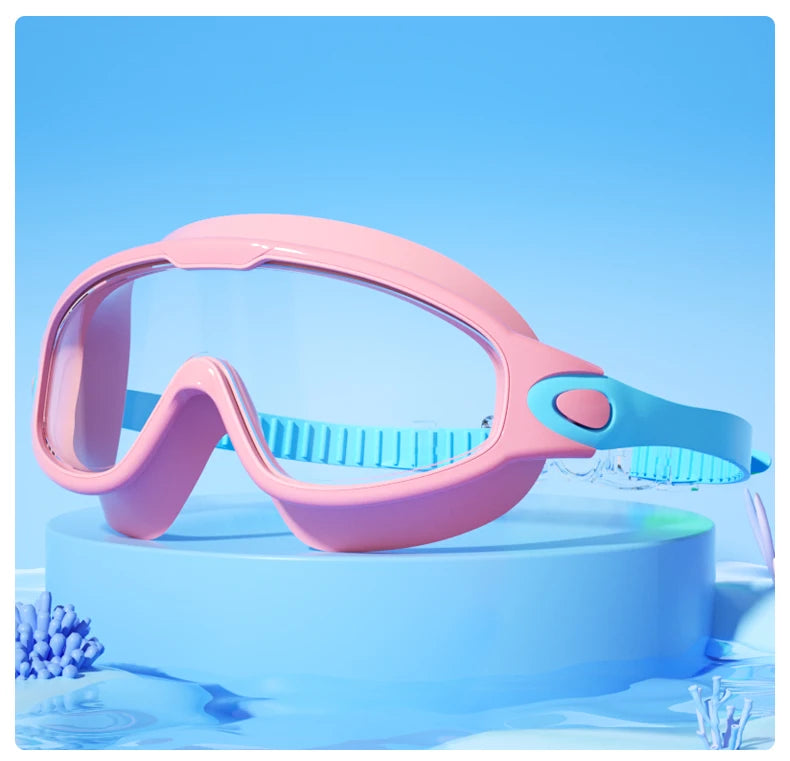 Kids Anti-Fog Swim Goggles with UV Protection