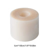 Roll of white hydrocolloid wound care patches measuring 5cm x 150cm