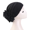 Elegant Lace Chiffon Floral Cap for Women