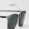 Retro Square Sunglasses with Polarized UV Protection