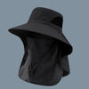 UPF 50+ Wide Brim Sun Hat with Detachable Face Mask