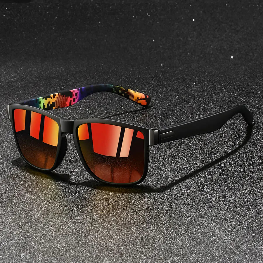 Classic Square Sunglasses for Men and Women – UV Protection & Lightweight Comfort