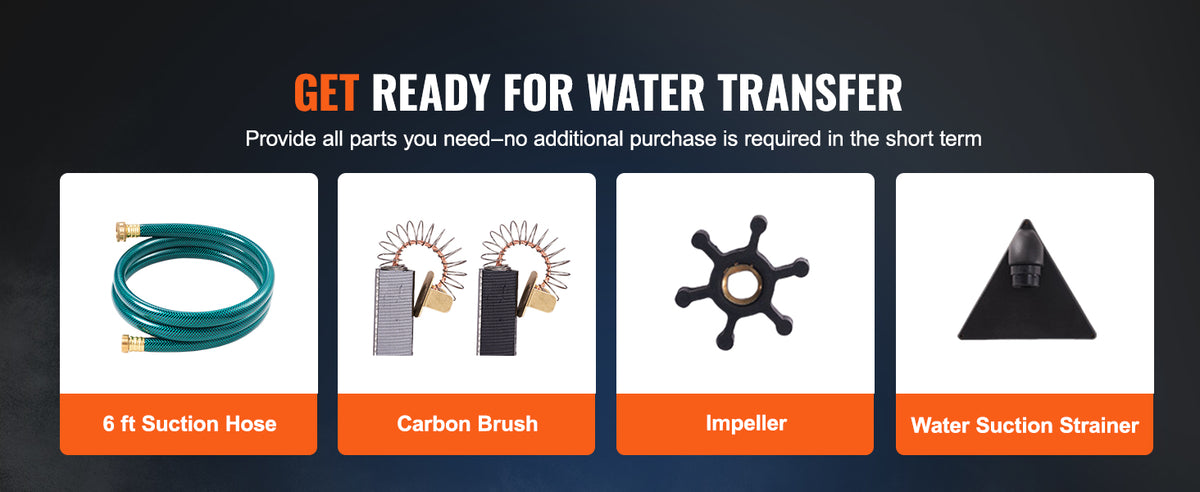 Portable Electric Utility Pump for Gardens, Pools, and Rain Barrels